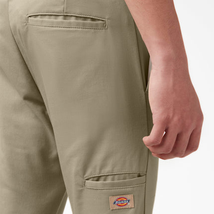 Dickies Men's Skinny Fit Work Pants, Desert Sand, 36W x 32L