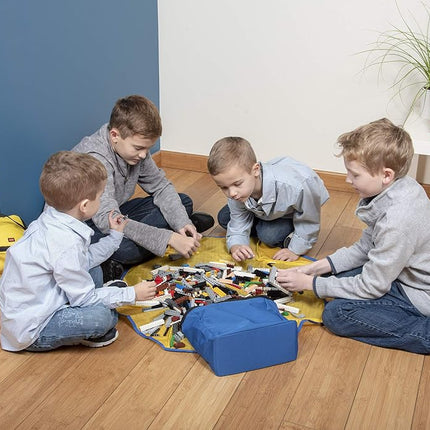 Sac de rangement 4 pièces LEGO, multi, taille unique, sac de rangement 4 pièces et tapis de jeu
