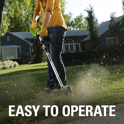 Greenworks 12-Inch 40V Cordless String Trimmer, 2.0 AH Battery Included 2101602