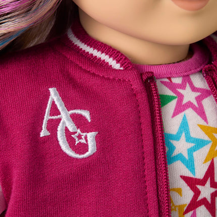 American Girl, Truly Me 18-inch Doll #110 with Blue Eyes, Wavy Blonde Hair, Light Skin with Freckles, for Ages 6+