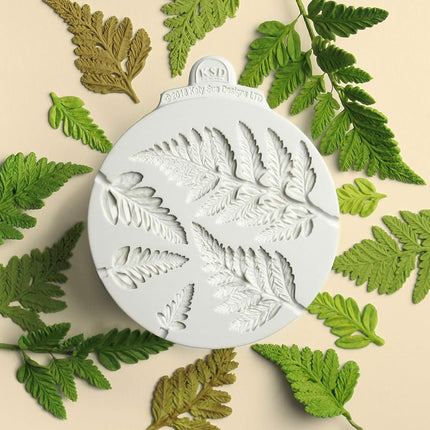 Cake Decorating Fondant Icing Silicone Mold - Sugarcraft Sugar Flowers Flower Pro Ferns from Katy Sue Designs