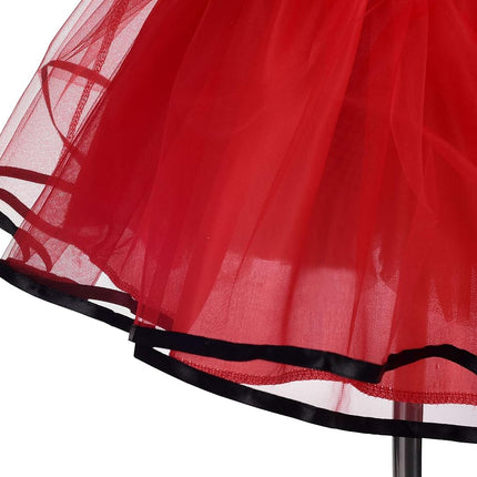 Dressy Daisy Baby Girl Polka Dots Tulle Dress, Red, Size 1-2