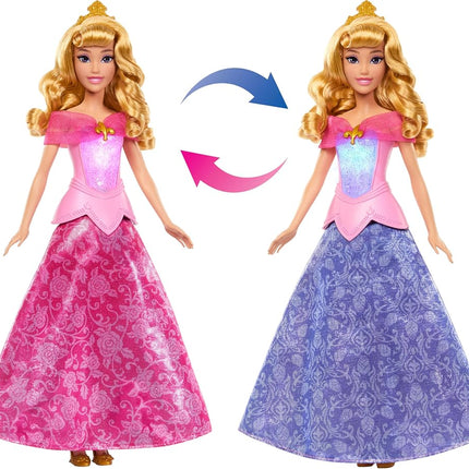 Mattel Disney Princess Aurora Doll in Transforming Dress w/Lights