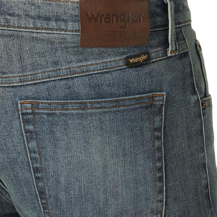 Wrangler Men's Free-to-Stretch Athletic Fit Jean, Mediterranean, 33W x 32L