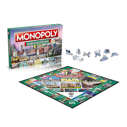 Top Trumps Monopoly Worcester Edition Board Game: Family Board Games for 2-6 Players, Recommended Age 8+
