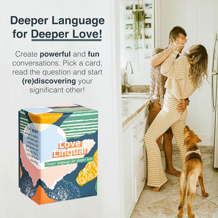 Love Lingual: LEVEL 2 Card Game - Deeper Language for Deeper Love - 150 Conversation Starter Questions for Couples - To Explore & Deepen Connections with your Partner - Date Night & Relationship Cards