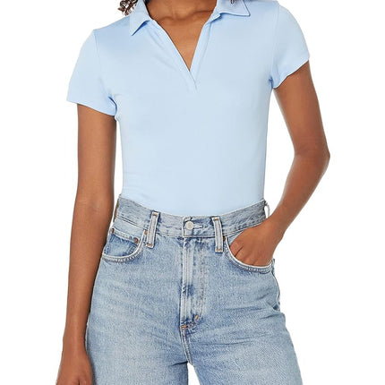 IZOD Juniors Uniform Short Sleeve Performance Polo, Light Blue, X-Small