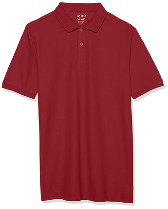 Izod Boys' School Uniform Short Sleeve Polo Shirt,