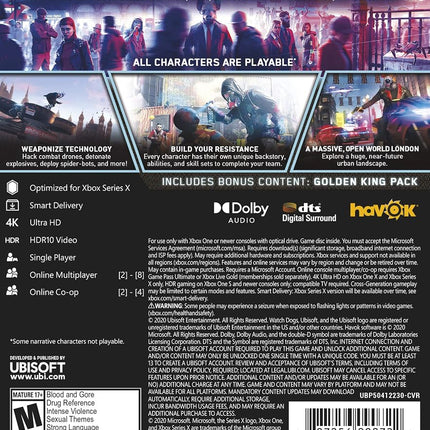 Watch Dogs Legion - Édition Standard Xbox One