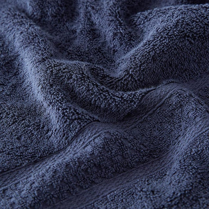 Nautica - Bath Towels, Highly Absorbent & Fade Resistant Bathroom Essentials, Oeko-Tex Certified (Oceane Navy, 6-Piece)
