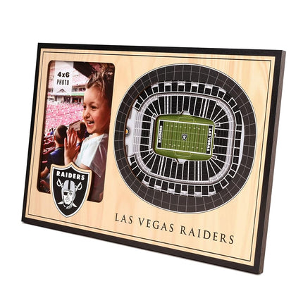 YouTheFan NFL Las Vegas Raiders 3D StadiumViews Picture Frame, 8 x 12 in