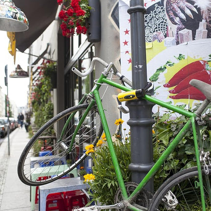 Kryptonite New York Fahgettaboutit Mini Bike U-Lock, Heavy Duty Anti-Theft Bicycle U Lock, 18mm Shackle with Keys, Ultimate Security Lock for Bicycles E-Bikes Scooters