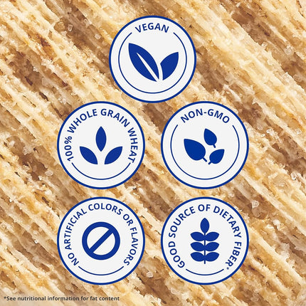 Galletas de Trigo Integral Originales Triscuit, Galletas Veganas, Bocadillos Saludables, Bocadillos para el Almuerzo, Tamaño Familiar, 12.5 oz