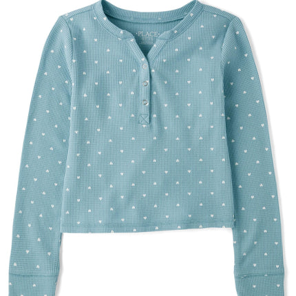 The Children's Place Girls' Basic Long Sleeve Ther