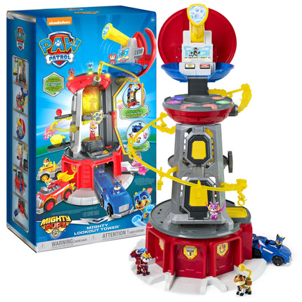 Paw Patrol, Mighty Lookout Tower with 4 Exclusive 