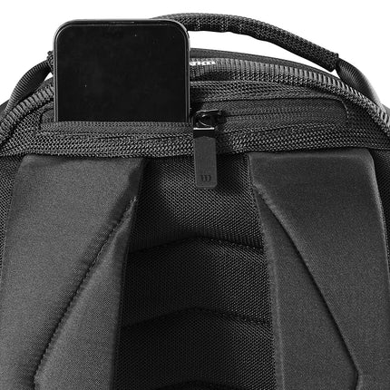 Wilson Tennis Badminton Racket Bag, Backpack, Black