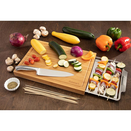 Tabla de cortar de bambú Cuisinart CPK-4884 con bandeja oculta