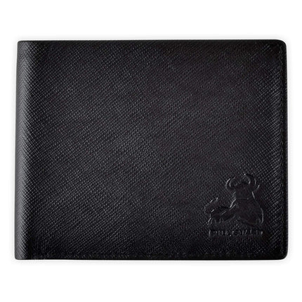 BULL GUARD Mens RFID Leather Wallet Bifold with Fl