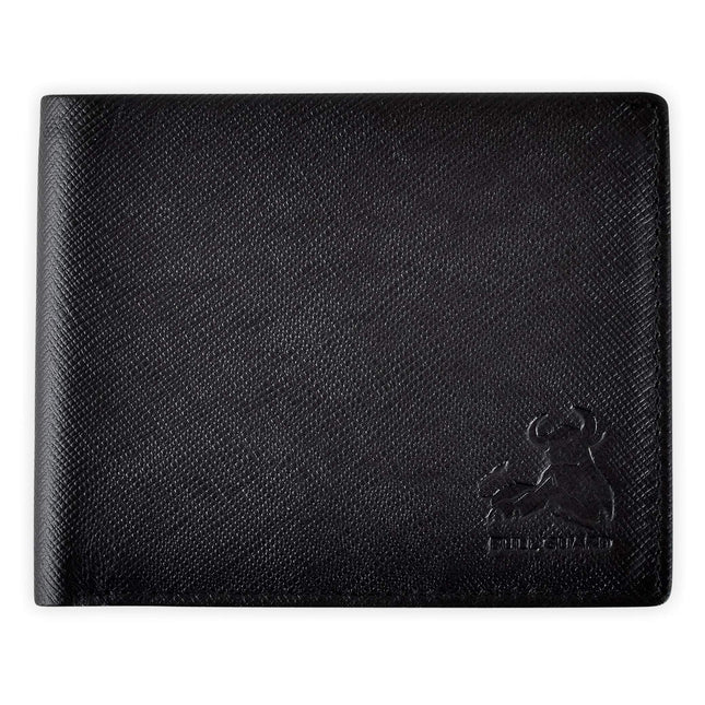 BULL GUARD Mens RFID Leather Wallet Bifold with Fl
