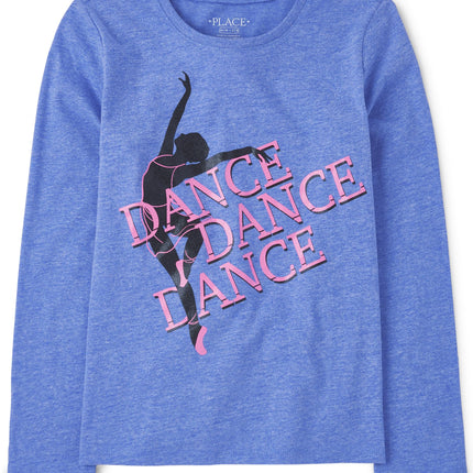 The Children's Place Girls' Long Sleeve Graphic T-