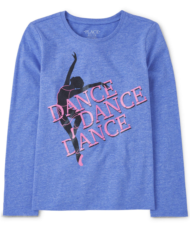The Children's Place Girls' Long Sleeve Graphic T-