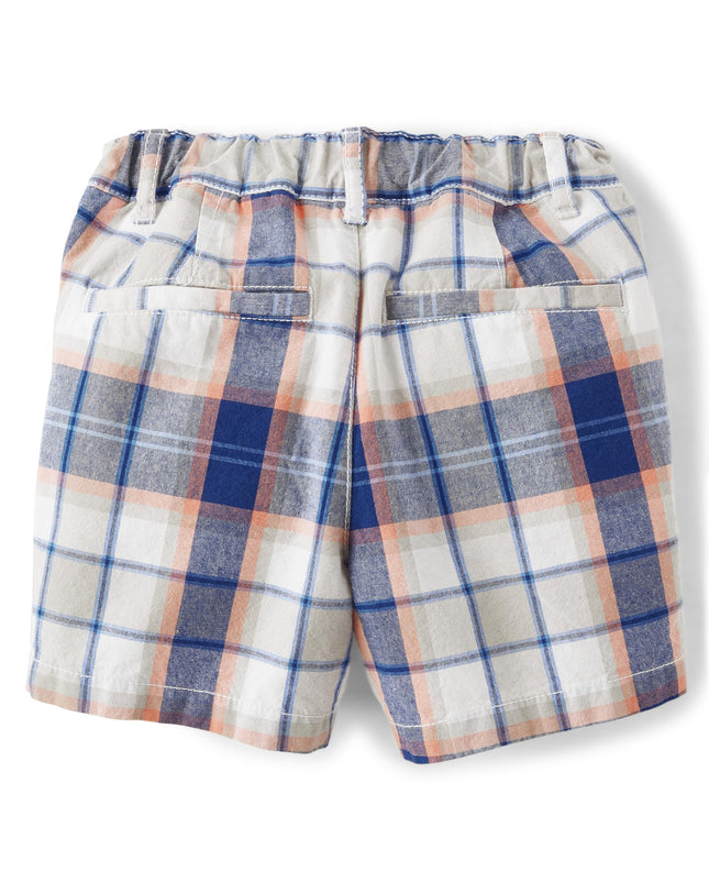 The Children's Place Boys' and Toddler Patterned Chino Shorts, Pink, 2T