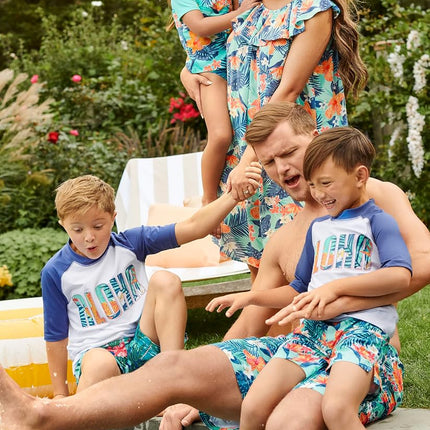Maillot de bain pour garçons et tout-petits The Children's Place, motif Hawaï tropical, taille M