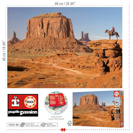 Educa Puzzle - 1000 Pièces - Monument Valley