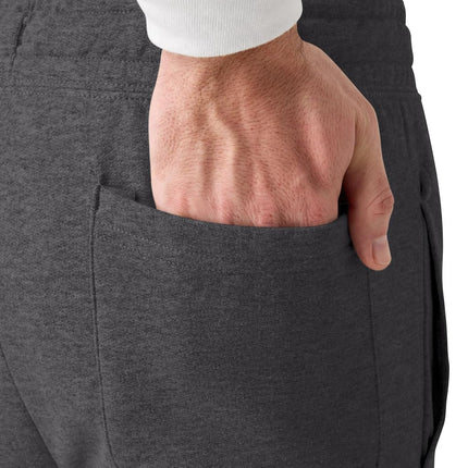Hanes EcoSmart Jogger Sweatpants, Men's Midweight Fleece Lounge Pants, 30.5", Smoke Gray, Medium