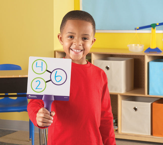 Tableaux de réponses pour la décomposition des nombres Learning Resources (lot de 5)