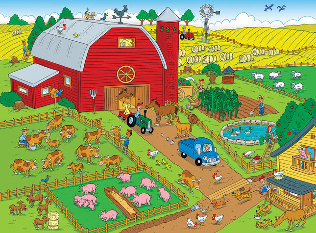 MasterPieces 101 Things to Spot on a Farm 101 Piece Jigsaw Puzzle