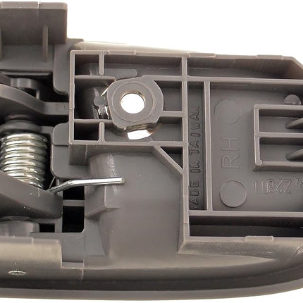 Dorman 80806 Front Passenger Side Interior Door Handle Compatible with Select Mazda Models, Smooth; Gray