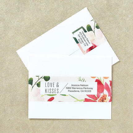 Avery Matte White Rectangle Labels with Sure Feed, 8" x 3.5", 500 Matte White Printable Labels
