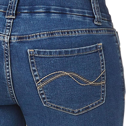 Riders by Lee Indigo Women's Pull On Waist Smoother Bootcut, mid Shade, 18A