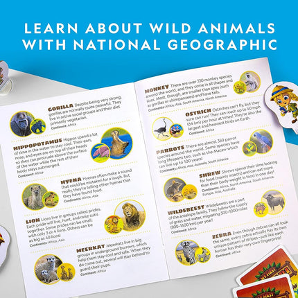 National Geographic My First Safari Board Game for Kids 4-6 - Family Board Game for Kids & Adults, Cooperative Fun Perfect for Family Game Night, Kids Board Games, Games for Family Night