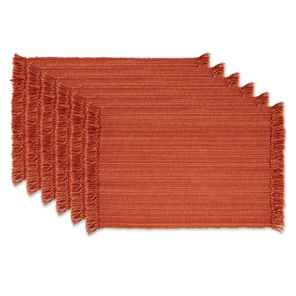 DII Tabletop Collection, Cotton, Spice, Placemat Set, 13x19