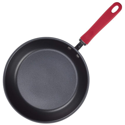 Rachael Ray Create Delicious - Juego de sartenes antiadherentes de aluminio anodizado duro, 9.5 y 11.75 pulgadas, gris