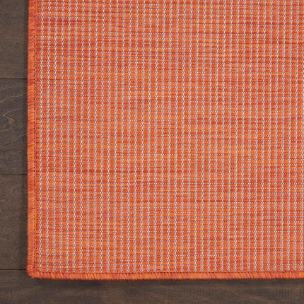 Nourison Positano 3' x 5' Terracotta Fabric Modern Area Rug (3' x 5')