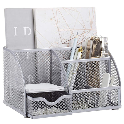 Annova Mesh Desk Organizer Office with 7 Compartme