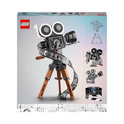 LEGO Disney Walt Disney Tribute Camera, Memorabilia Set for Adults with Mickey and Minnie Mouse Minifigures, plus Bambi & Dumbo Figures, Collectible Gifts for Women and Men 43230