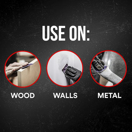 3M Advanced Sandpaper, 20-Pack, 150 Grit, 3M Pro Grade Precision, Features No-Slip Grip Backing, 9-in x 11-in, For Sanding Wood, Drywall, or Metal, Can be Used on Wet or Dry Surfaces (‎26150CP-P-G)