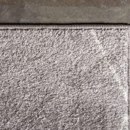 Alfombra de pasillo geométrica marroquí moderna gris claro Unique Loom Trellis Frieze Collection (0,6 x 3,9 m)