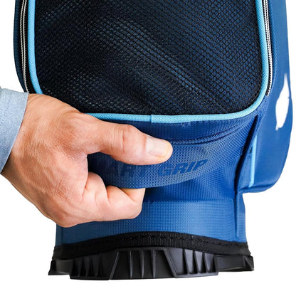 Sac de golf sur pied ultra-léger Izzo Golf Izzo avec double sangle et caractéristiques exclusives, bleu marine/bleu clair