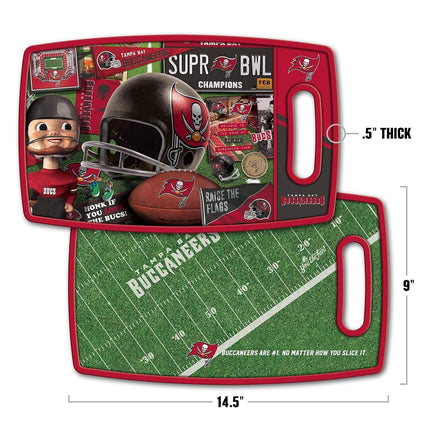 YouTheFan NFL Tampa Bay Buccaneers Retro Series Cutting Board