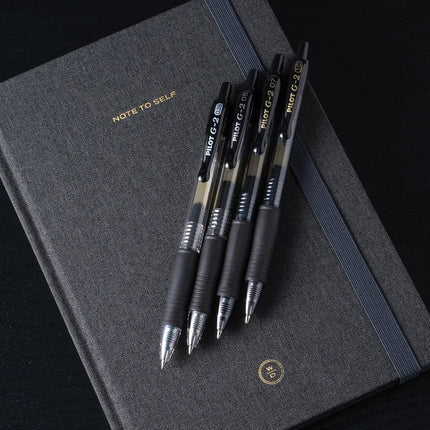 Pilot G2 Retractable Premium Gel Ink Roller Ball Pens, Bold Point, Black Ink, Dozen Box (31256)