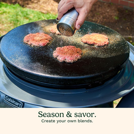 Cuisinart Cast Iron Smashed Burger Kit, 6" Patty, Nonstick False, Dishwasher Safe False