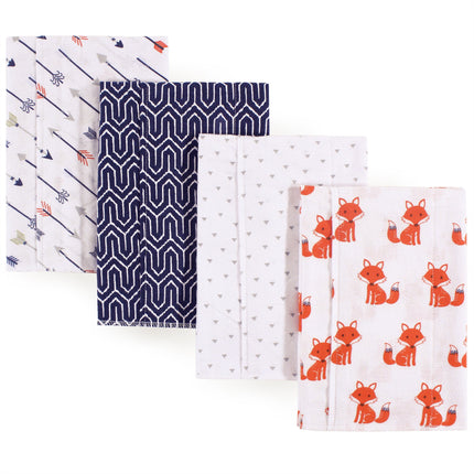 Hudson Baby Unisex Baby Cotton Flannel Burp Cloths