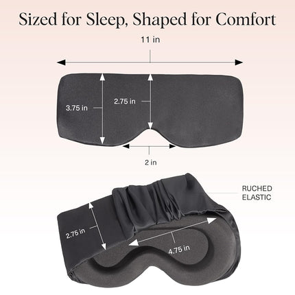 Kitsch Contour Pillow Eye Mask - Charcoal