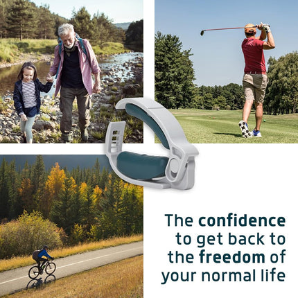 Lunderg Freedom Clamp by - with Innovative Pro-Hinge for Top-Down Pressure & 5 Different Fittings - Totally Customizable Penile Clamp for Incontinence - Mens Incontinence Products