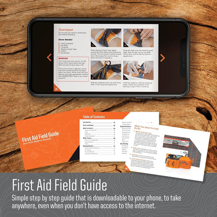 Duct-Aid Compact First Aid Kit, Medical Grade Adhesive, Emergency Response Kit, 10 Feet of Medical Tape (10 Feet of Tape, 1, Count)